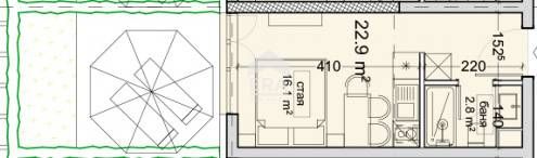 Продава се Едностаен апартамент в Варна, Владислав Варненчик - 26 кв.м за 1654 €/кв.м - Снимка #3