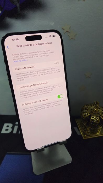 iPhone 14 Pro Max 5G Black 128GB Baterie:88%.Preṭ fix!