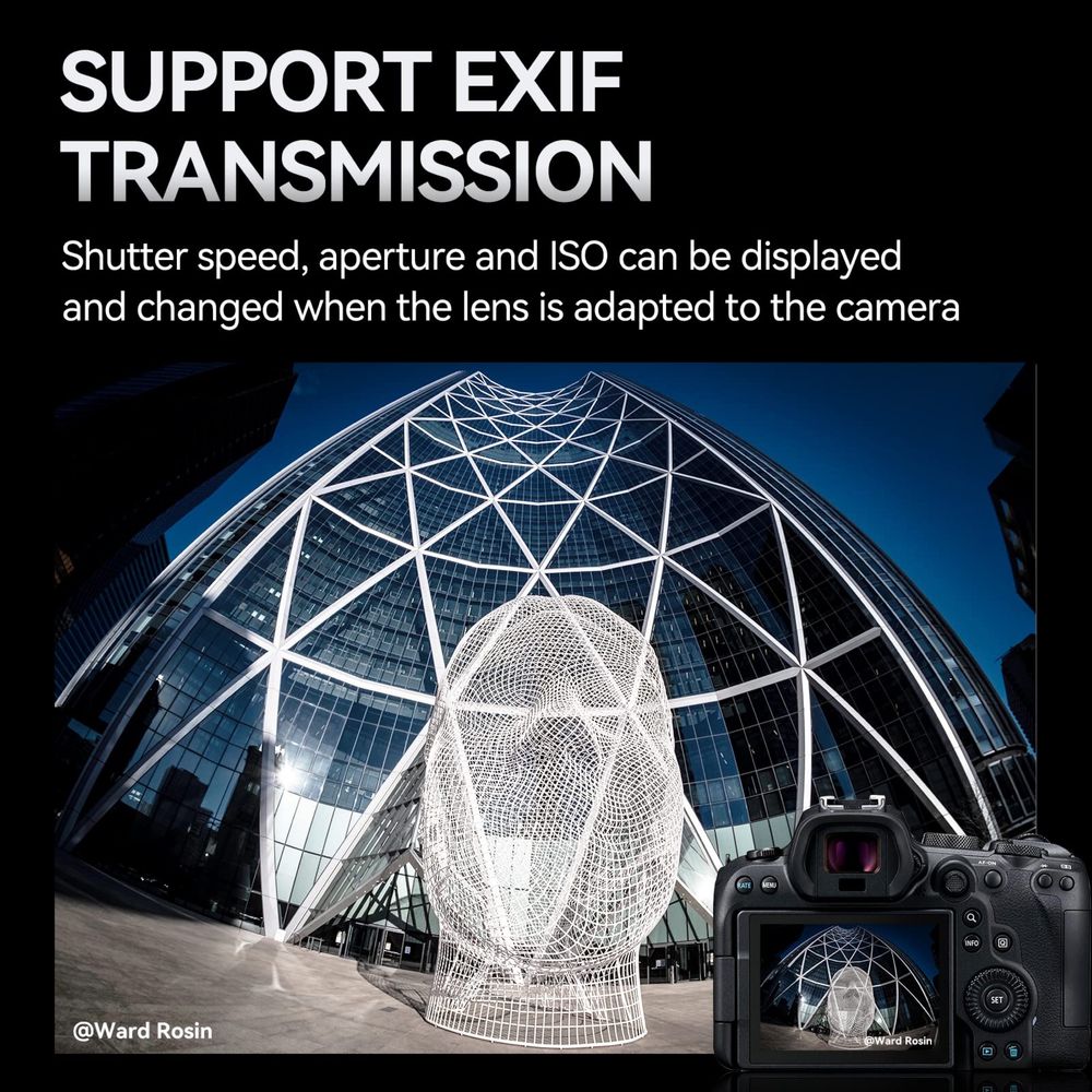 Адаптер за обектив EF-EOS R Autophocus за Canon EOS-R Mount/EXIF