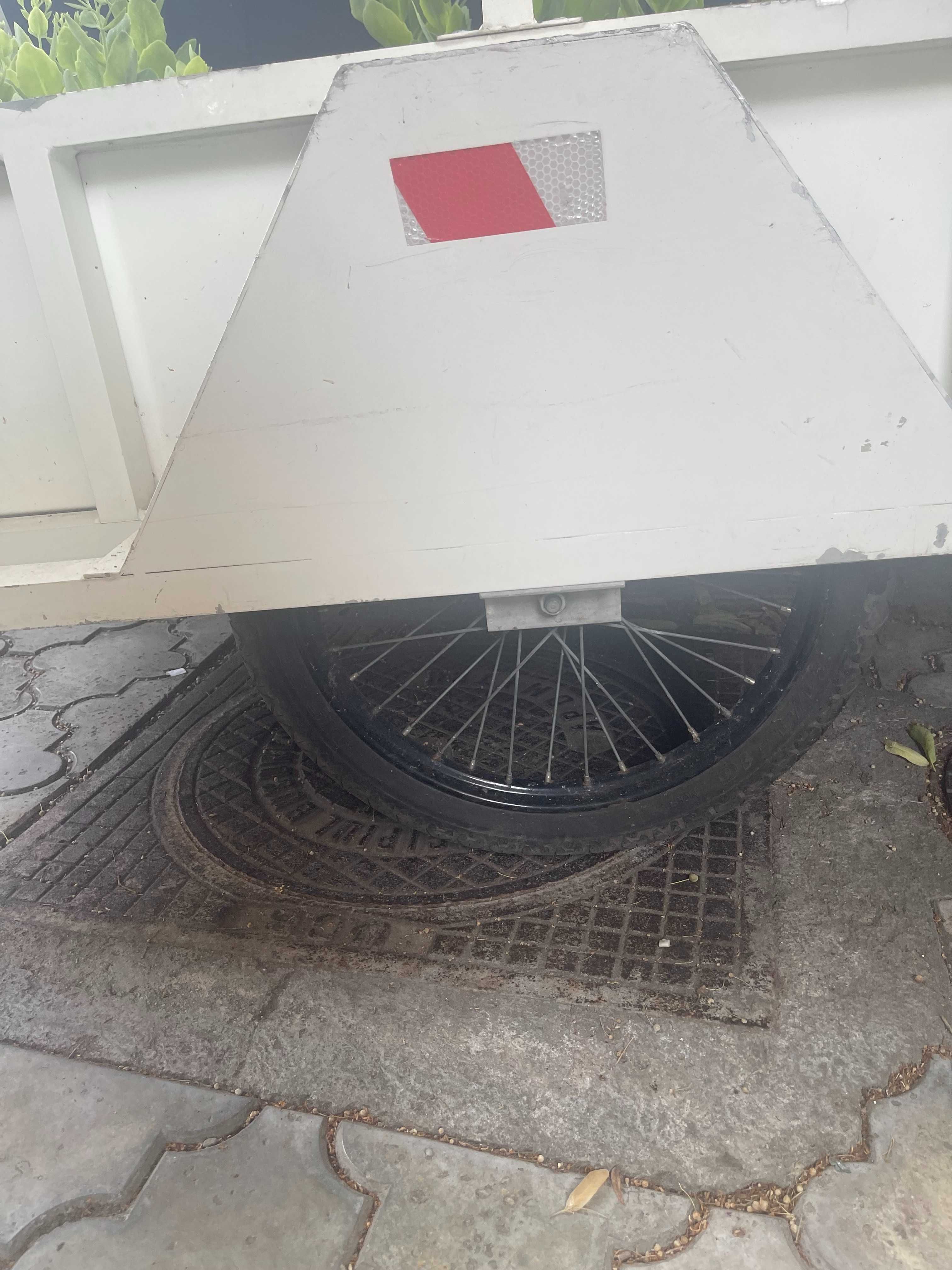 Remorca duraluminiu pentru bicicleta