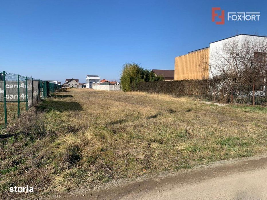 Teren 2244 mp in Dumbravita, toate utilitatile, ideal rezidential sau