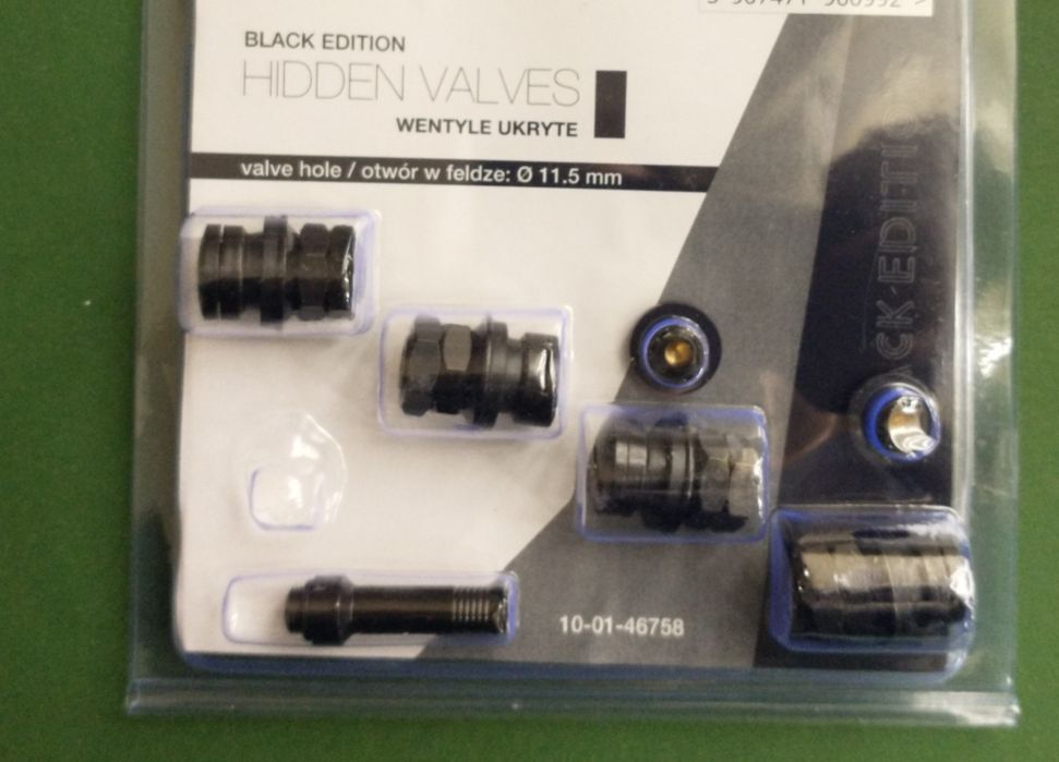 Valve ascunse Negre sau Inox pt jante Aliaj
