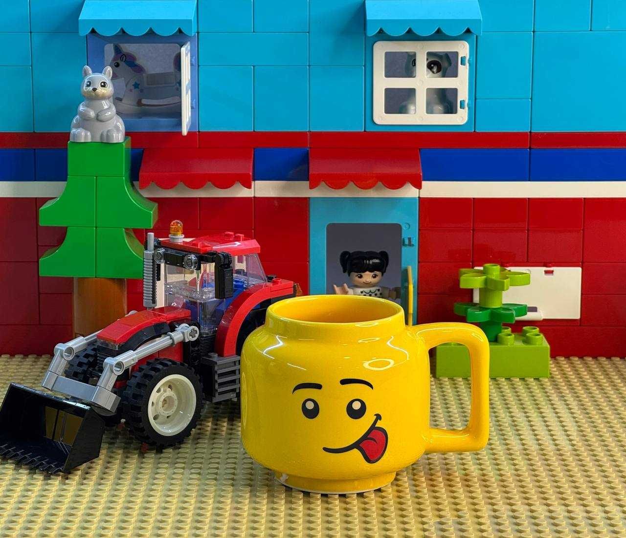 Кружка бокал LEGO Head, ЛЕГО голова 250мл