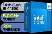 kit gaming Procesor Intel Core i5-14500, pana la 5.0 GHz +msi b760