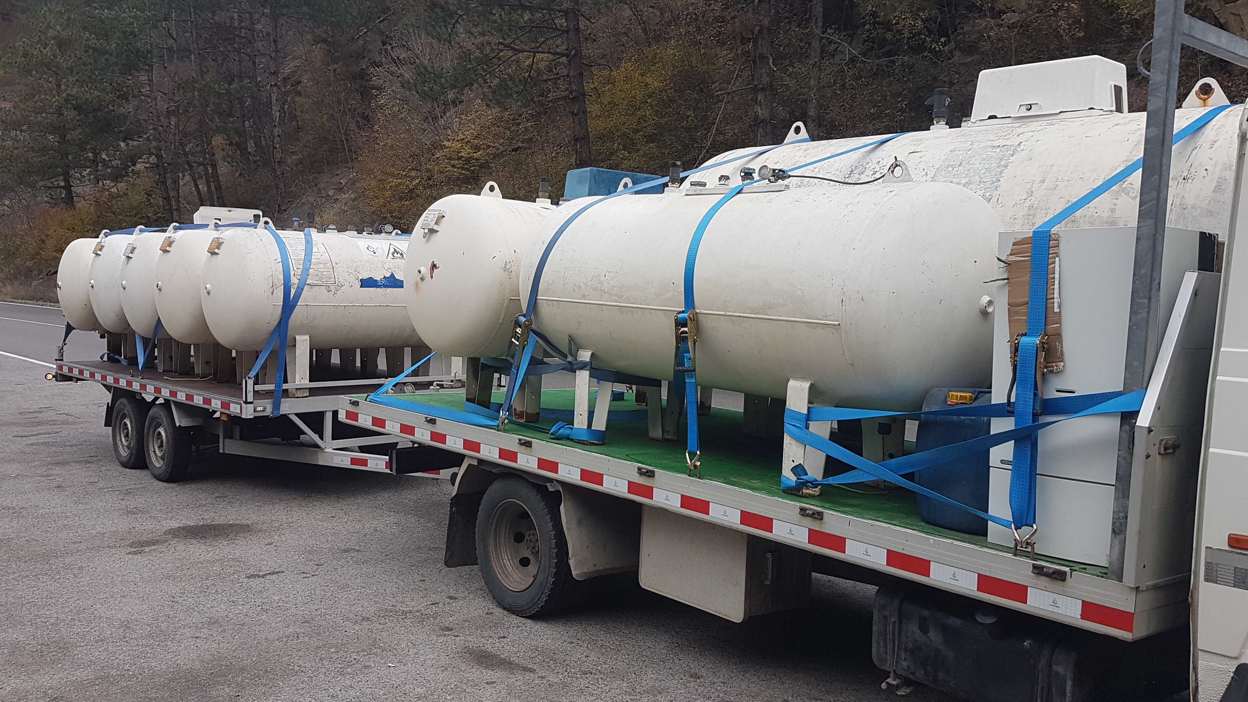Газов резервоар цистерна 500L 1000L 1750L 3000L Пропан Бутан LPG газ