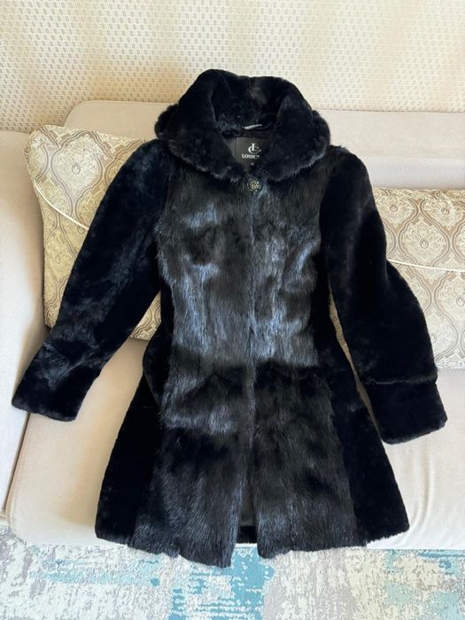 Шуба норка-мутон