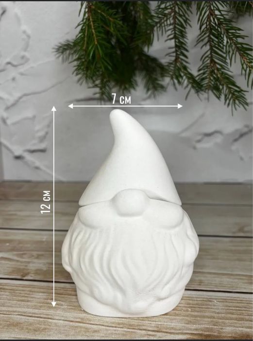 Новогодний гном шкатулка для подарка