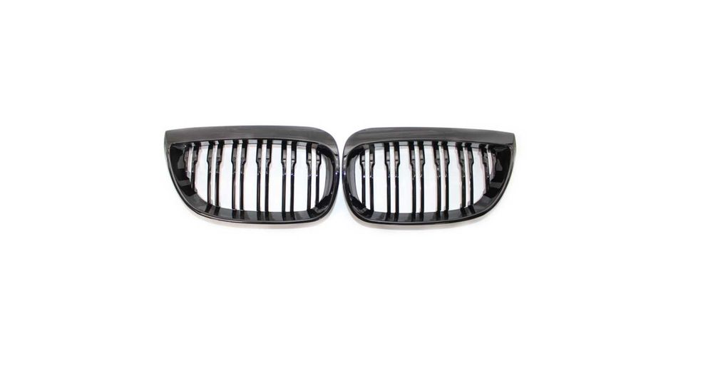 Set 2 grile duble, negru lucios, M Design pentru BMW E81 E87 NFL