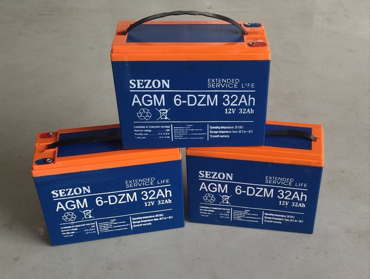 Sezon AGM battery