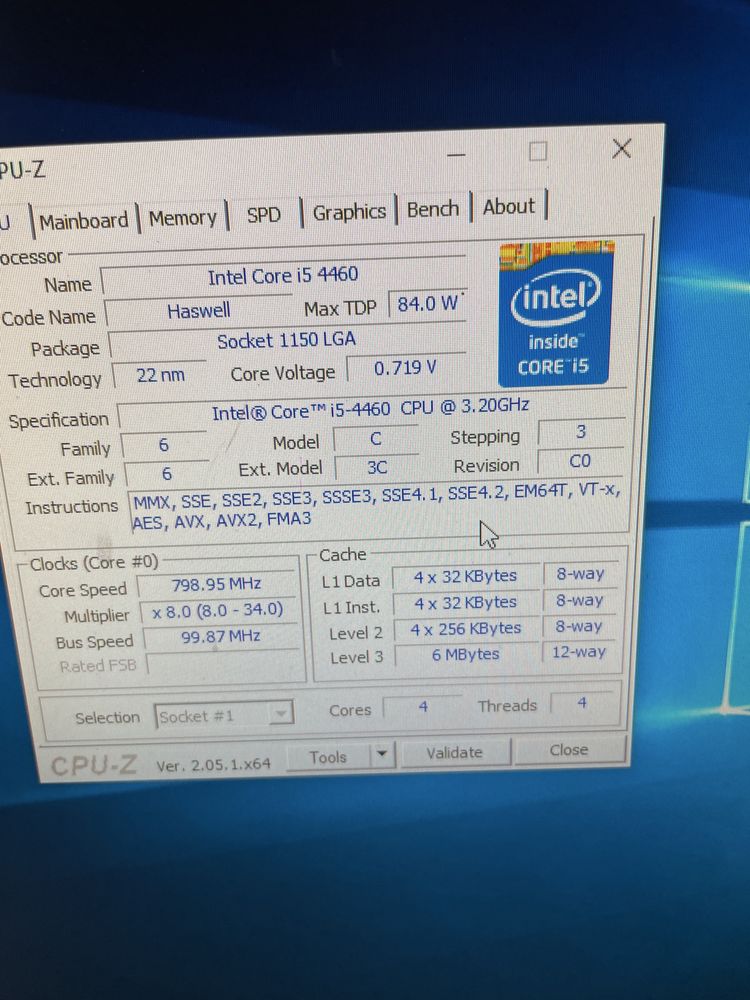 Процессор i5 4460