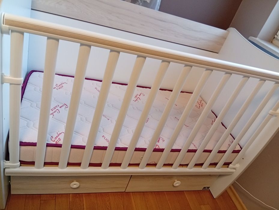 Ново Бебешко легло Lorelli, Dream, Люлеещо се, 60 x 120 см, Бяло