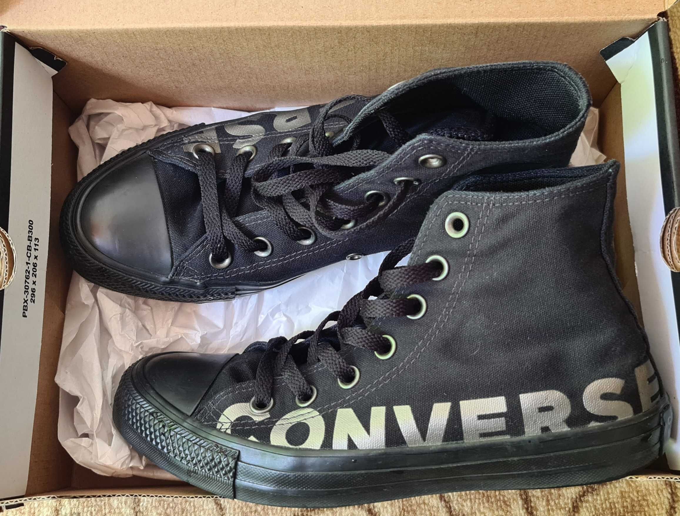 Converse ctas hi 165429c black/gunmetal/black