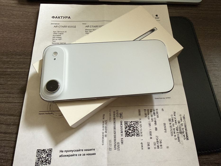 iPhone Air SkyBlue 256GB, от iStyle, като нов