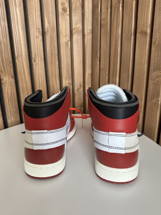 Air Jordan 1 Off White Red Air Aj1 size 43