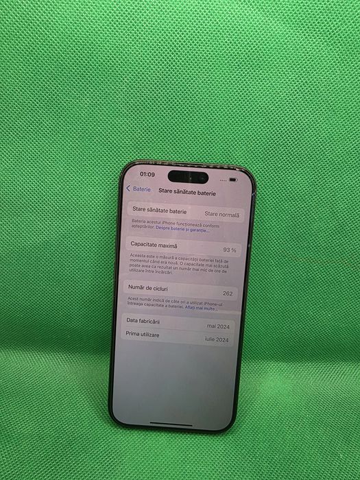 Iphone 15 Pro 128GB•Bateria 93%•Amanet Lazar Crangasi •53713