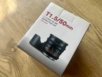 Obiectiv Samyang 50mm T1.5 Cine Lens Canon – ca nou, la cutie