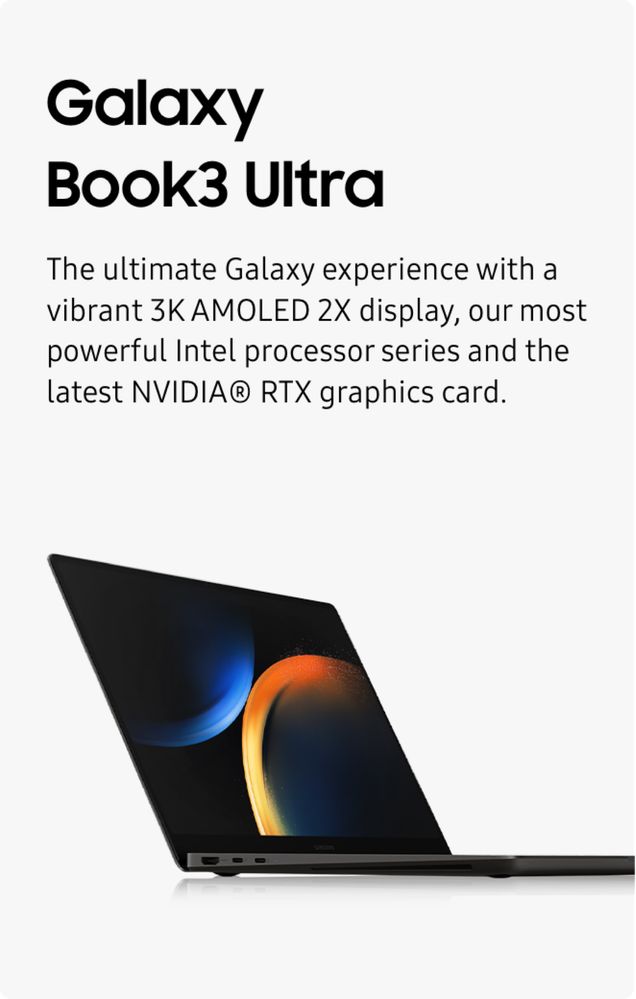 Galaxy Book3 Ultra (16", i9, 32GB, RTX4070)