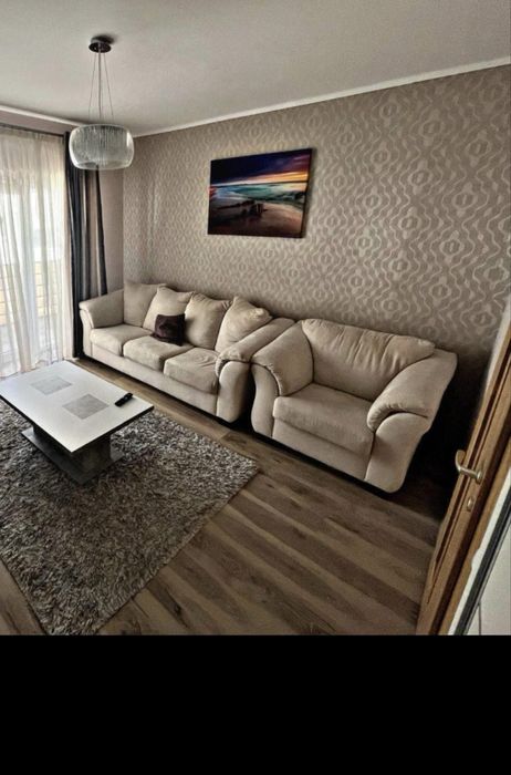 Ser Canapea extensibila + fotoliu