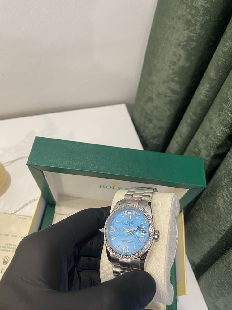 Rolex Day-Date Diamonds “Marble” 36MM
