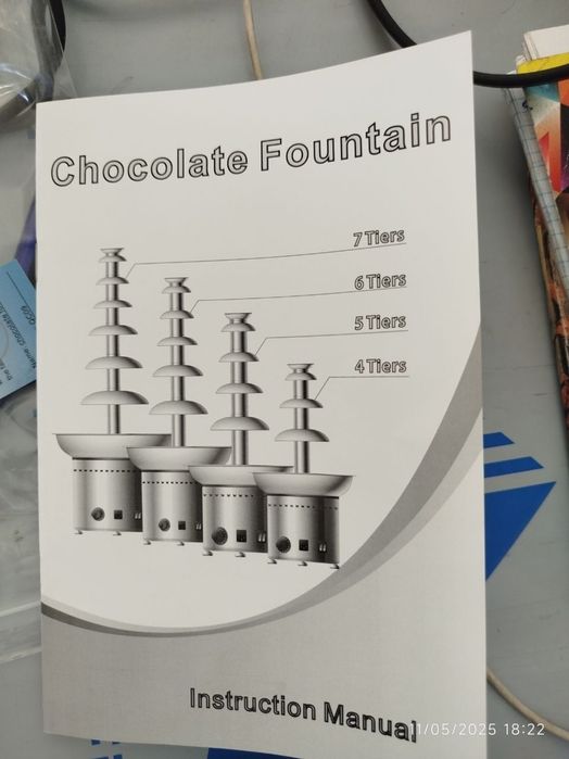 Shokolad favvora Fanta dispanse. Shkalad favvora