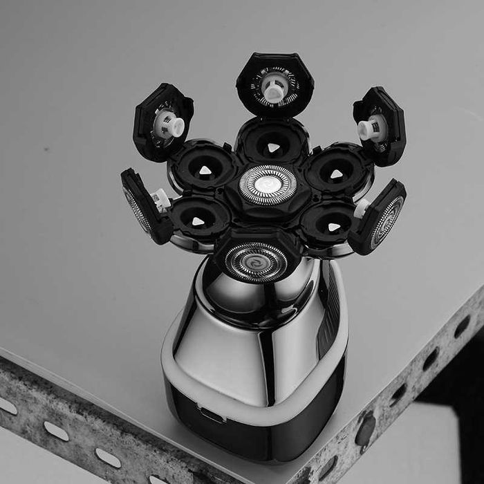 Aparat de ras 7D flexibil cu multiple  accesorii  pentru barbierit