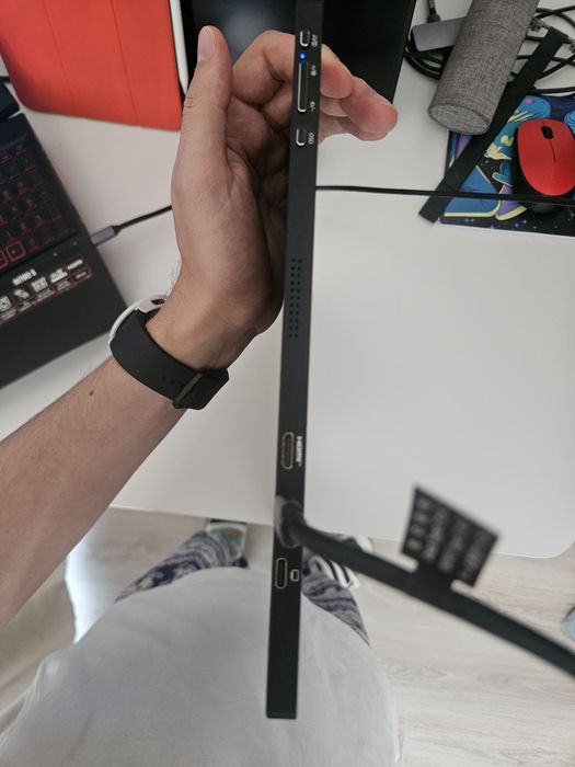 Monitor portabil dual EHOMEWEI X1 — 16" FHD ×2, culori superbe, star