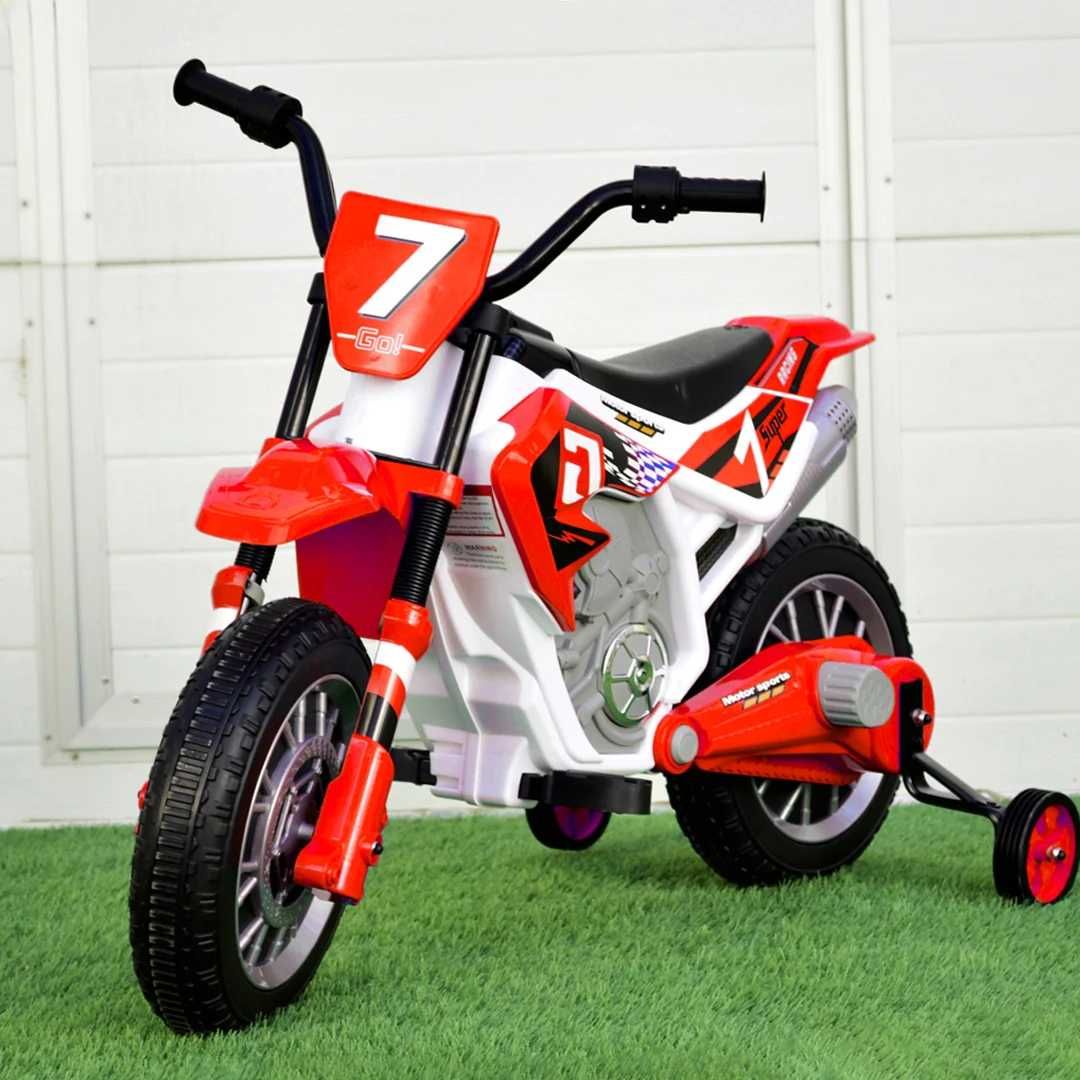 Motocicleta electrica copii 2-6 ani Go BJH022 70W roti ajutatoare Red