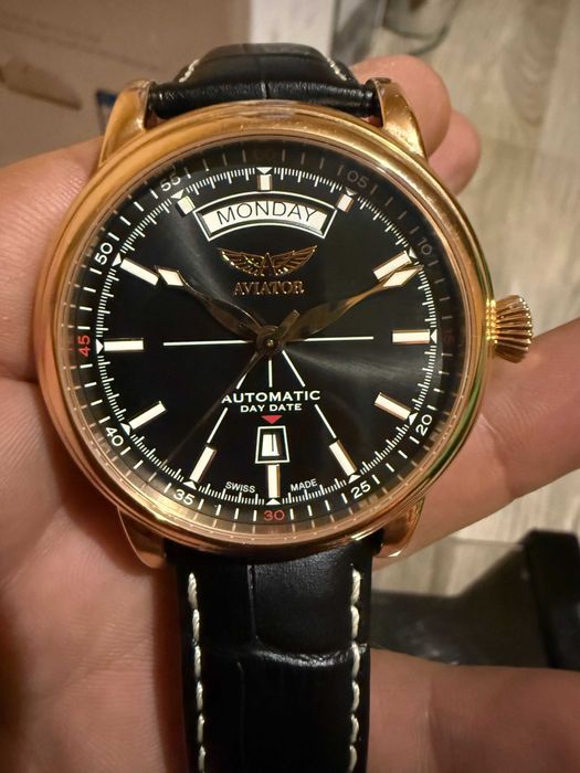 Aviator Douglas Day-Date Limited edition + Кутия за навиване