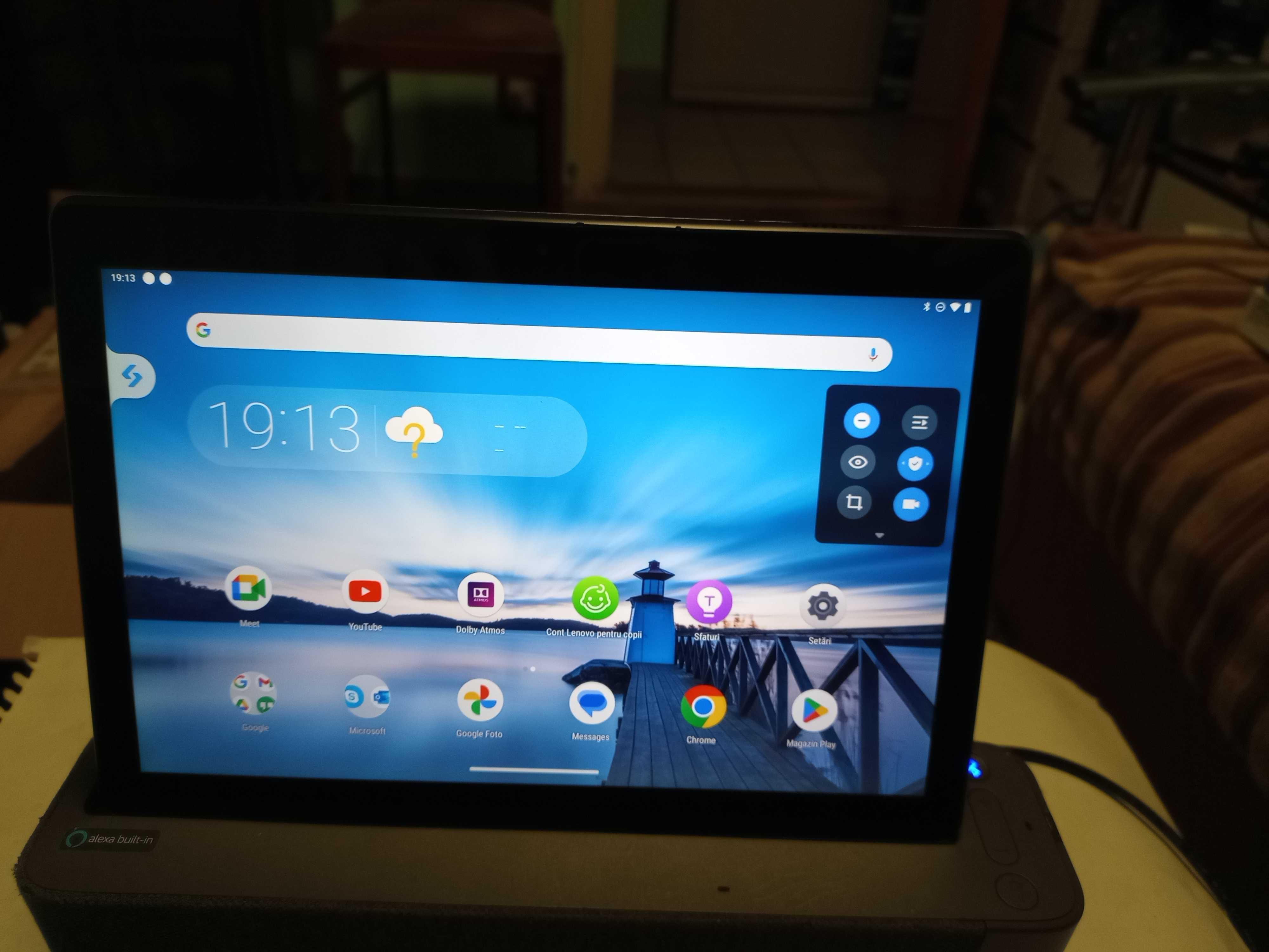 vand tableta Lenovo Smart tab M10 cu dock si Amazon Alexa