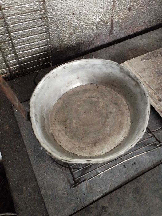 Бакърен, меден  калайдисан стар тиган