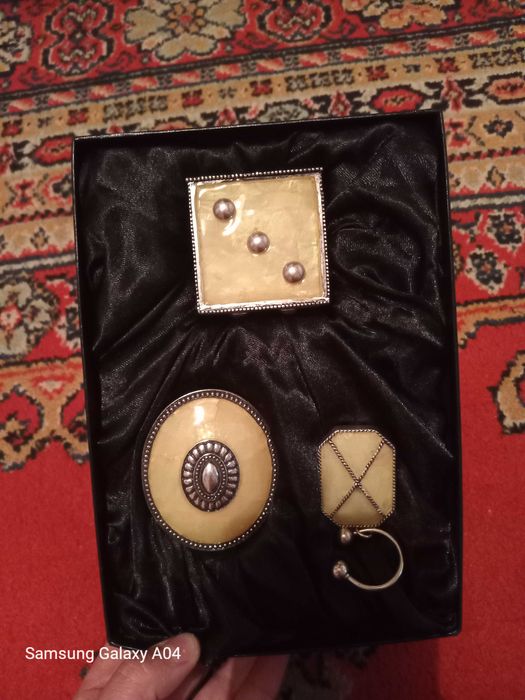 Антиквариат серебро набор