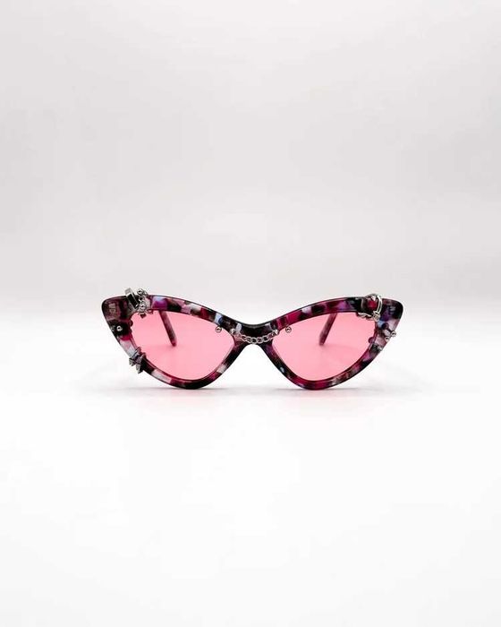 Ochelari de soare piercing Arcus Paris CASSIOPEIA SAKURA Handmade