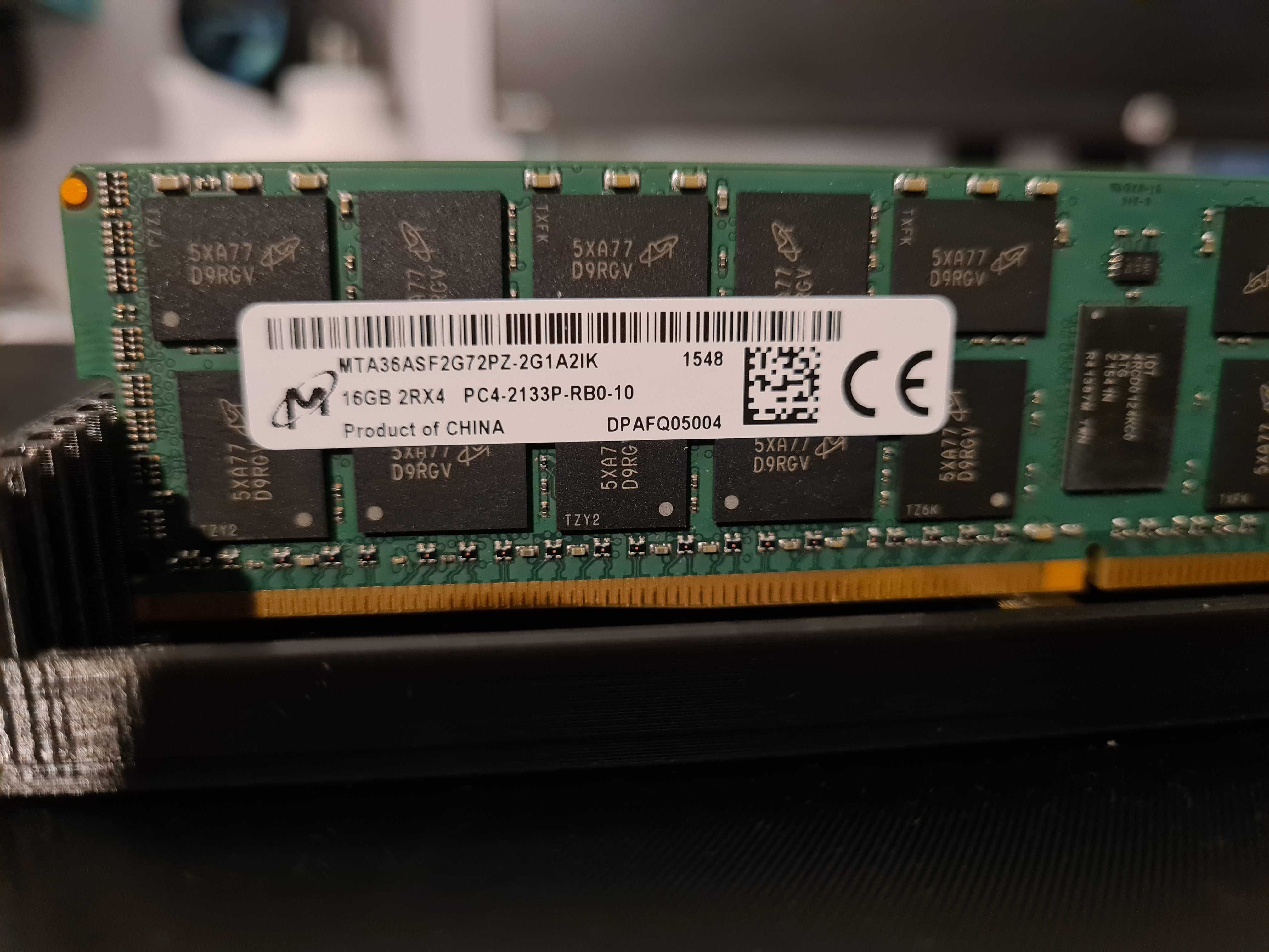 Memorii RAM 16GB DDR4 ECC Micron PC4-2133P 2Rx4