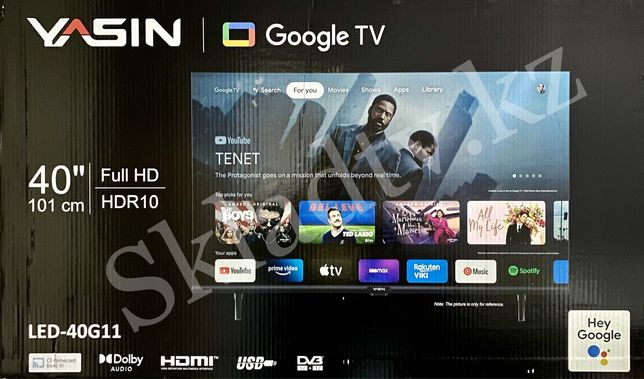НОВИНКА 2023! Smart Телевизор Yasin 40G11 Android 11с гол. поиск