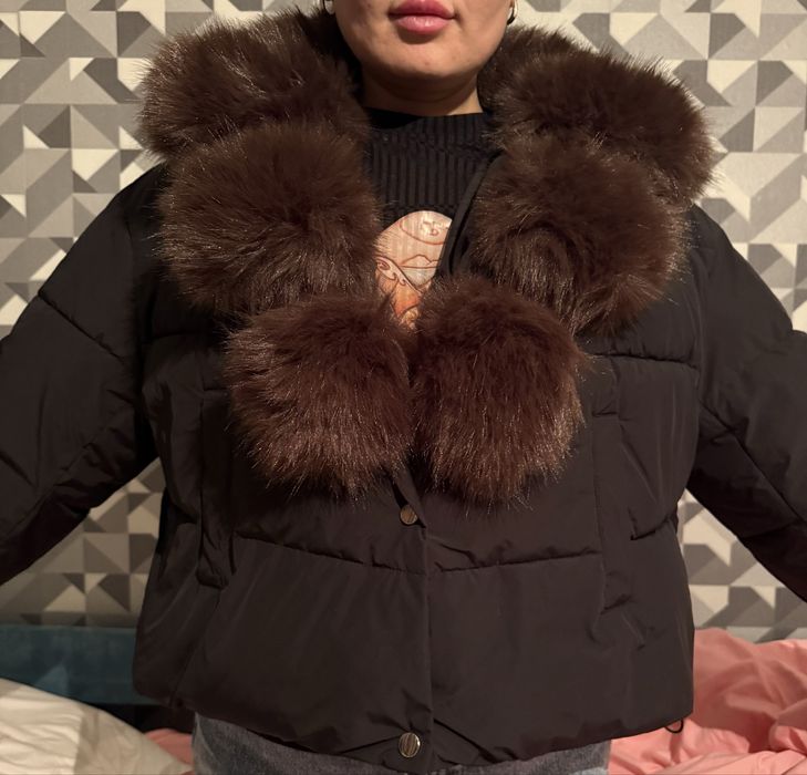 Куртка с мехом зимняя