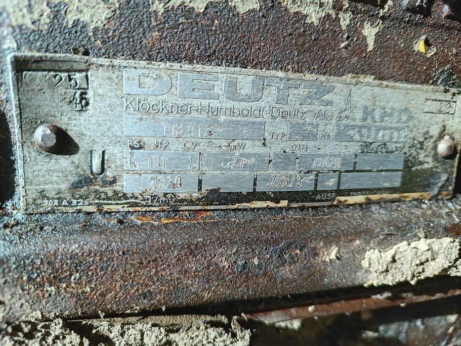 Motor deutz f6l912 f4l 912