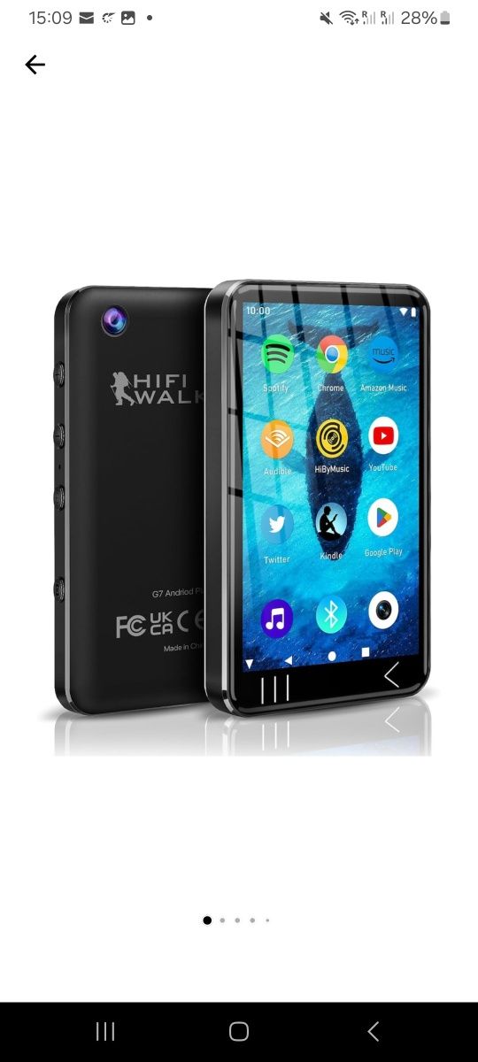Hifi walker g6 mp player portabil