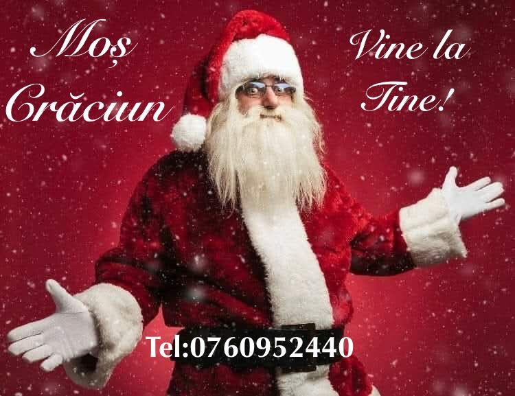 Moș Crăciun la evenimentul tău