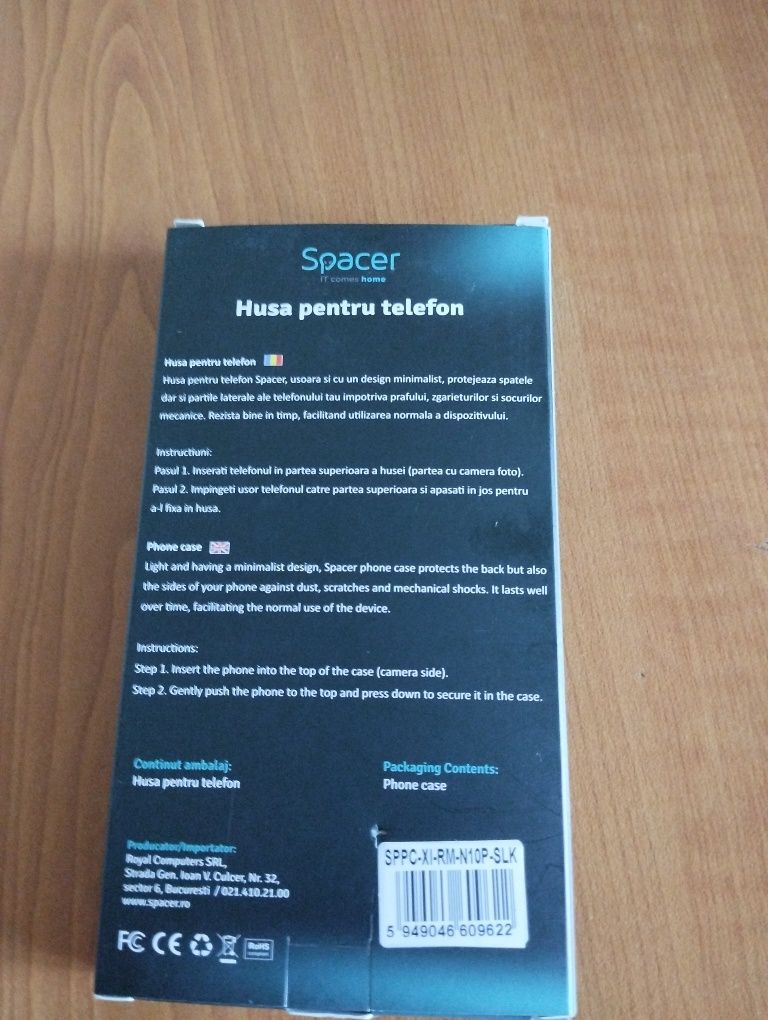 Vând husă silicon Xiaomi Note 10 Pro