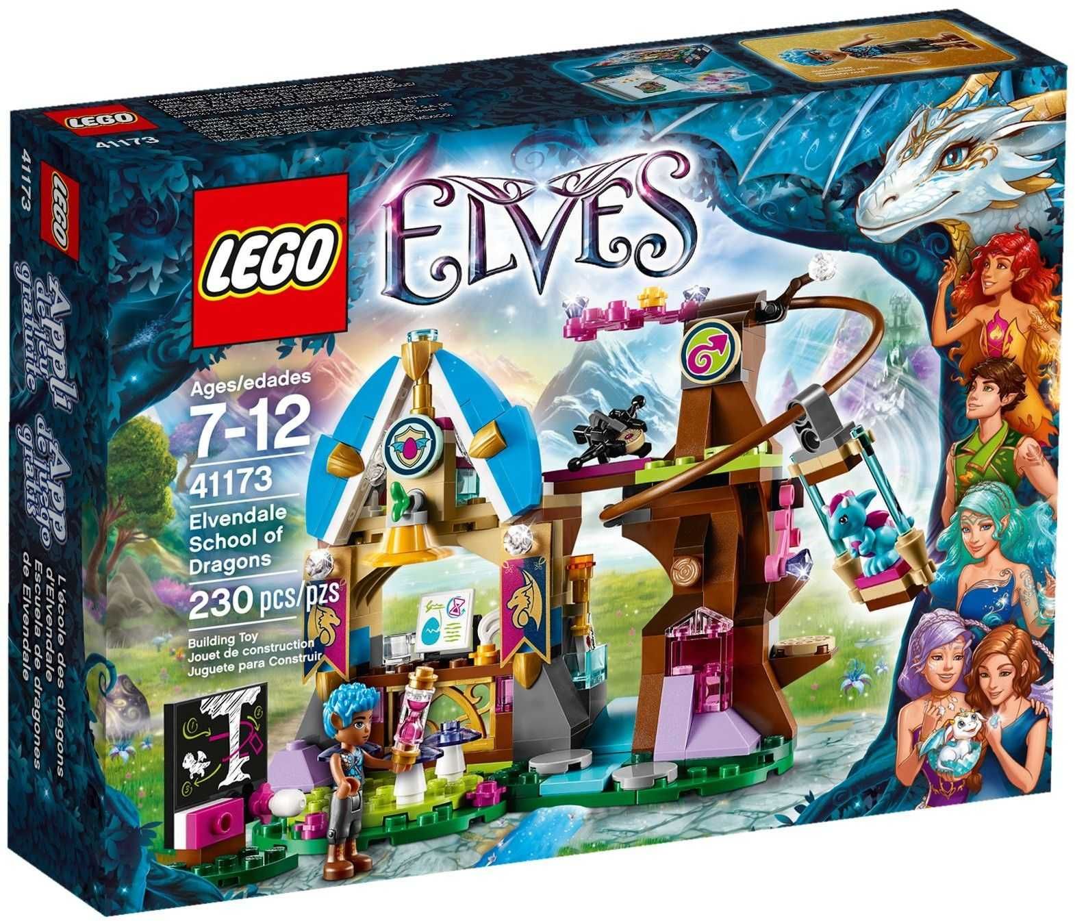 НОВО Lego Elves: Елфическото училище за дракони (41173)