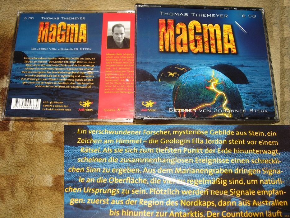 CD 6 CD-uri Audio cu Documentar MAGMA (Germana)