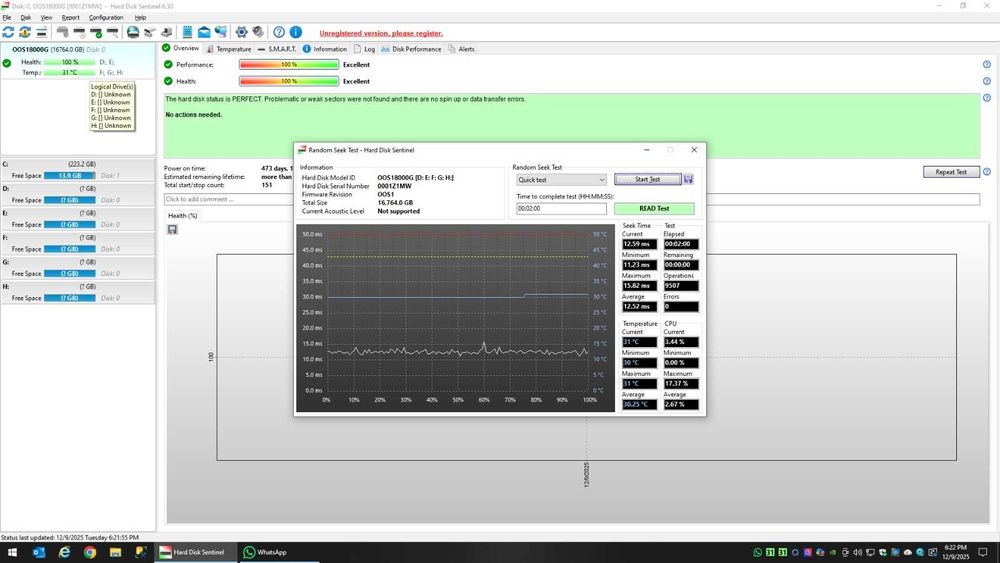 Hard Disk HDD 18TB SATA 7200RPM