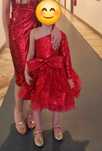 Rochie rosie superba 4-5 ani