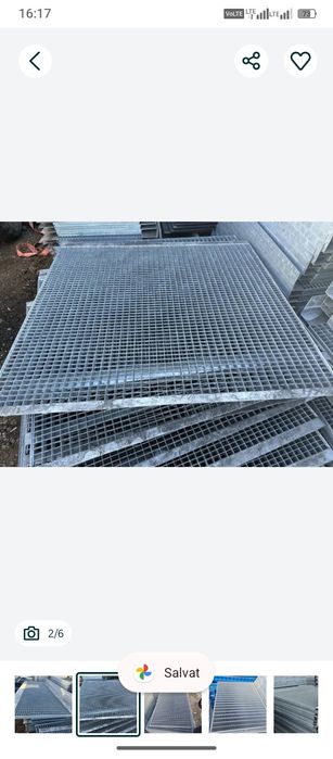 Vând gretare zincată avem mai multe modele și dimensiuni