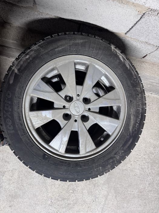 185/60 R14 шины зимние липучки комплект с Дисками на приору