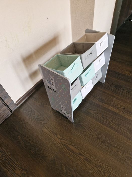 Детска етажерка за съхранение на играчки