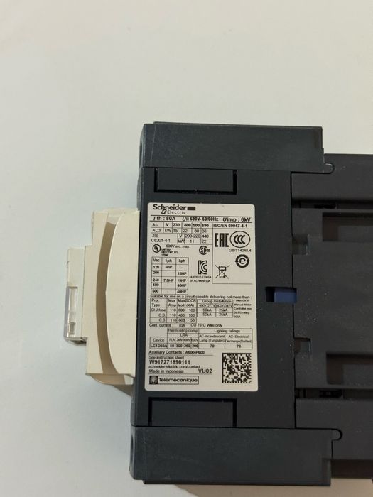 Schneider lc1d50a contactor 50amp