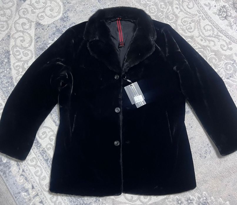 Новая мужская мутоновая шуба