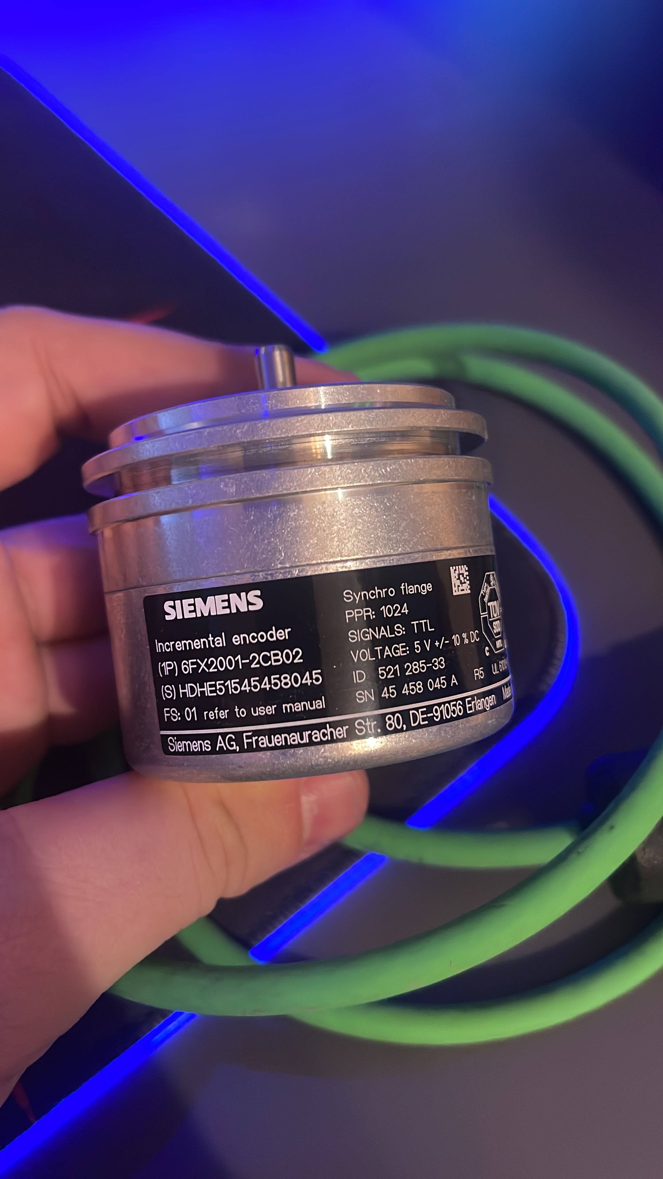 Siemens encoder cnc