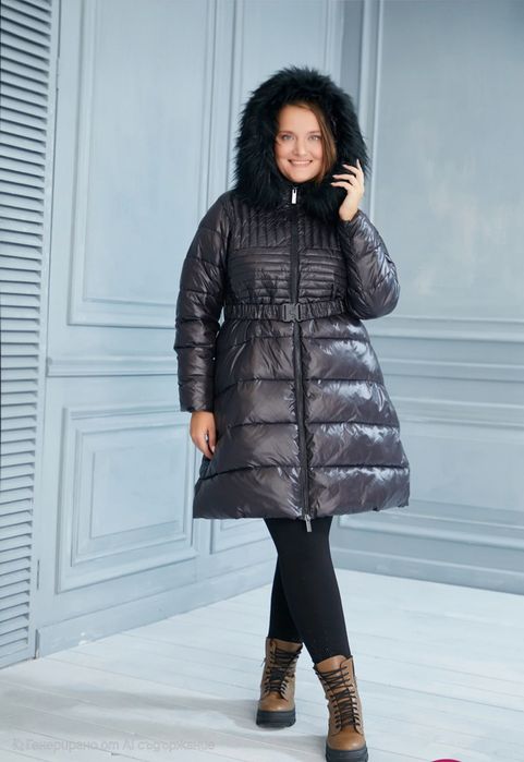 Макси дамско зимно яке голям размер